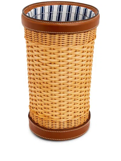 Polo Ralph Lauren Interwoven Raffia Vase In Neutrals