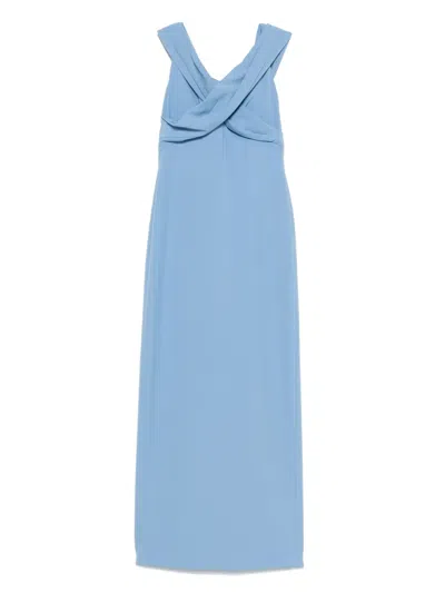 Ralph Lauren Irene Maxi Dress In Blau