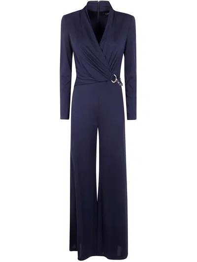 Ralph Lauren Isanah Jumpsuit By Lauren  In Blue