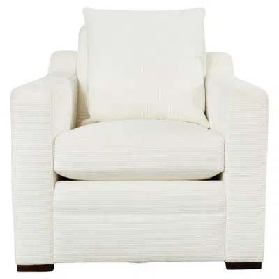 Pre-owned Ralph Lauren Italian Upholstered Raymond Club Chair In Brown