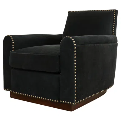 Pre-owned Ralph Lauren Italian Vegan Suede Colorado Club Chair In Brown