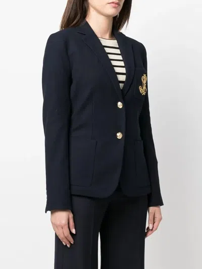 Ralph Lauren Jacket Lined "anfisa" In Blue