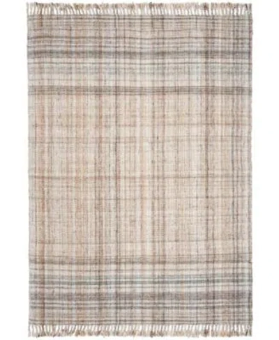 Ralph Lauren Jahi Plaid Lrl6470a Autumn Area Rug Collection In Gray