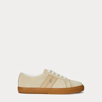 Ralph Lauren Janson Ii Suede & Nappa Leather Sneaker