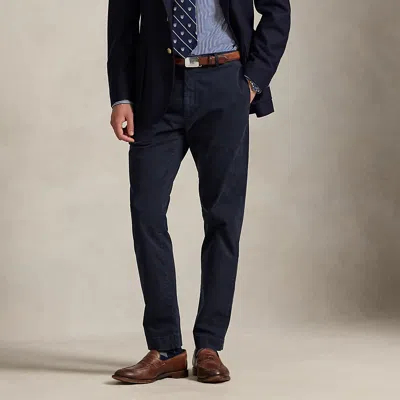 Ralph Lauren Jarrett Slim Fit Sateen Pant In Blue
