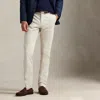 Ralph Lauren Jarrett Slim Fit Sateen Pant In Gray