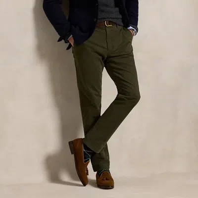 Polo Ralph Lauren Jarrett Stretch Slim Fit Sateen Pant In Estate Olive