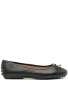 Ralph Lauren Jayna Driver Flats Ballet In Black
