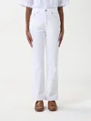 Ralph Lauren Jeans Lauren  Woman Color White In White