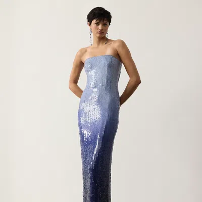 sachin and babi light blue dress Navy Plus Size Wedding Guest Dresses EP00461, 18 main image 0