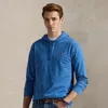 Ralph Lauren Jersey Hooded T-shirt In Blue