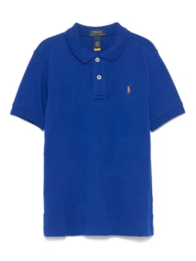 Polo Ralph Lauren Kids' Jersey Polo Shirt In Blue