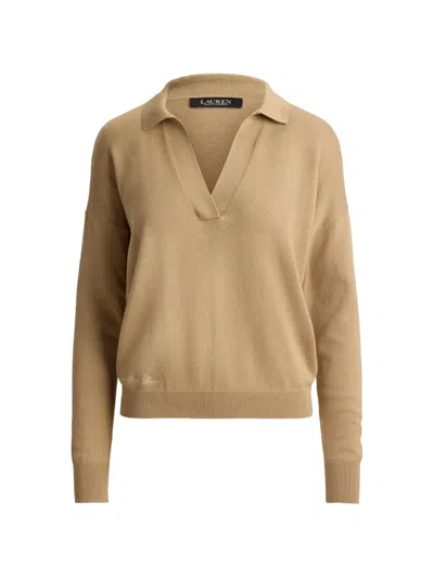 Ralph Lauren Johnny Collar Dropped-shoulder Sweater In Multi
