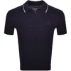 Ralph Lauren Johnny Knit Polo T Shirt Navy In Blue