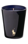 Polo Ralph Lauren Blue Joshua Tree Ceramic Candle In Navy/gold