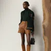 Ralph Lauren Josselyn Lambskin Short