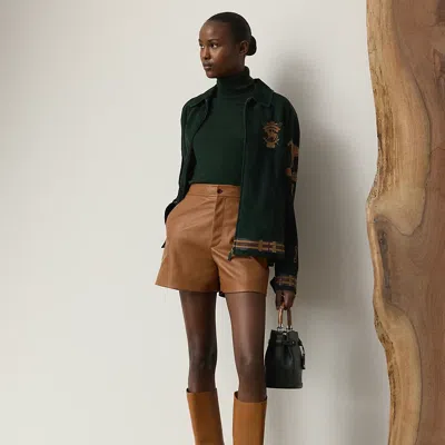 Ralph Lauren Josselyn Lambskin Short