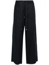 Ralph Lauren Jovonie Wide Leg Pants In Blue