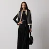 Ralph Lauren Judith Silk-blend Sweater Evening Dress In Black