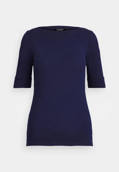 Polo Ralph Lauren Judy Elbow Sleeve Knit In Blue