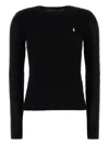 Ralph Lauren Julianna-long Sleeve-pullover In Black
