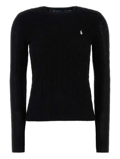 Ralph Lauren Julianna-long Sleeve-pullover In Black