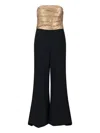 Ralph Lauren Jumpsuit Dress With Bow In Black