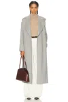 Ralph Lauren Kacey Coat In Gray