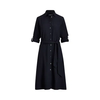 Ralph Lauren Karalynn Long Sleeve Casual Dress In Lauren Navy
