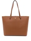 Ralph Lauren Karly Tote Bag In Brown