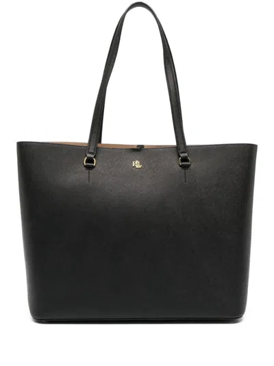 Ralph Lauren Karly Tote Large In Black