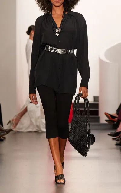 RALPH LAUREN KARMEN CREPE SHIRT