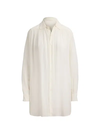 Ralph Lauren Karmen Long-sleeve Shirt In White