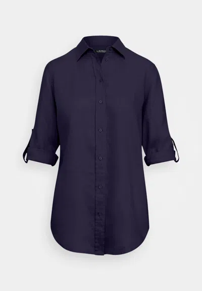 Ralph Lauren Karrie Long Sleeve Shirt In Lauren Navy