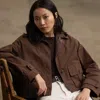 Polo Ralph Lauren Katie Cotton-blend Wading Jacket In Mocha