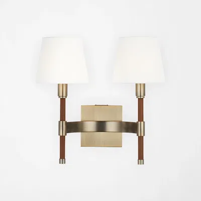 Ralph Lauren Katie Double Sconce In Gold