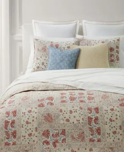Ralph Lauren Katie Reversible Comforter Sets In True Red Multi