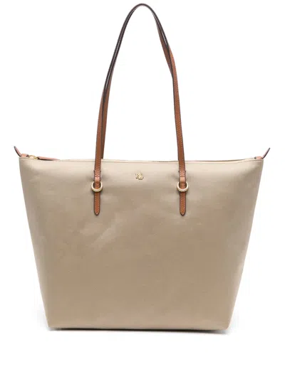 Ralph Lauren Keaton 31 Tote Bag In Neutrals