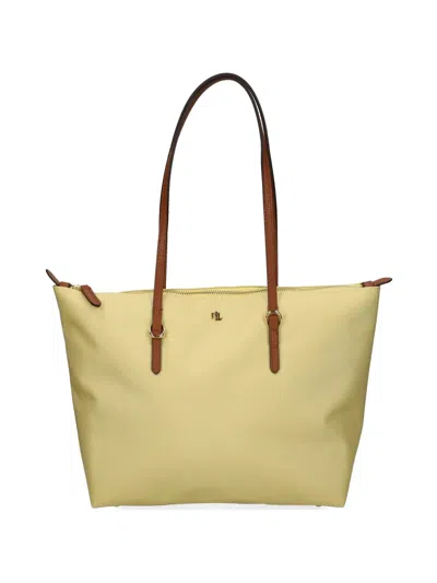 Ralph Lauren Keaton Tote Bag In Yellow