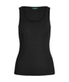 Polo Ralph Lauren Kelly Sleeveless Knit In Black