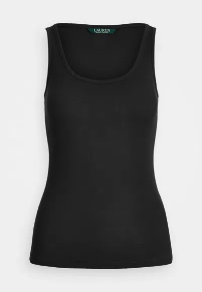 Ralph Lauren Kelly Sleeveless Knit In Black