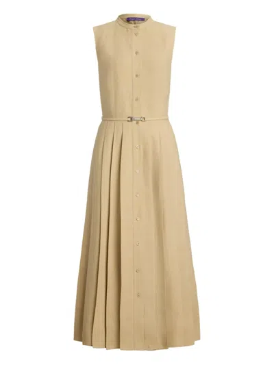 Ralph Lauren Kennedi Midi Dress In Brown