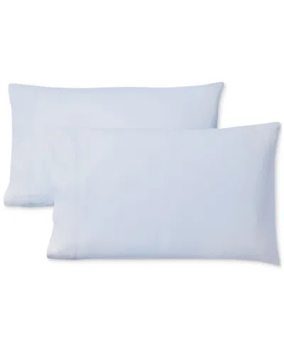 Ralph Lauren Kent Cotton-linen Pillowcase Set, King In Blue
