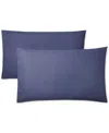 Ralph Lauren Kent Cotton-linen Pillowcase Set, King In Navy