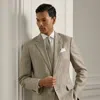 Ralph Lauren Kent Hand-tailored Glen Plaid Jacket In Gray