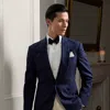 Ralph Lauren Kent Hand-tailored Paisley Jacket In Navy Multi