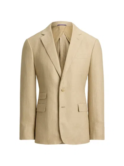Ralph Lauren Kent Notch-lapel Double-breasted Blazer In Brown