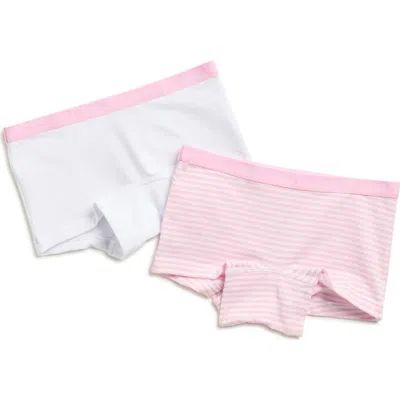 Ralph Lauren Kids' 3-pack Rib Knit Boyshorts In Multi