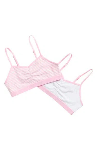 Ralph Lauren Kids' Assorted 2-pack Bralettes In Pink