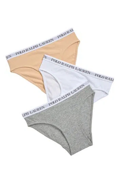 Ralph Lauren Kids' Assorted 3-pack Bikini Briefs In Multi
